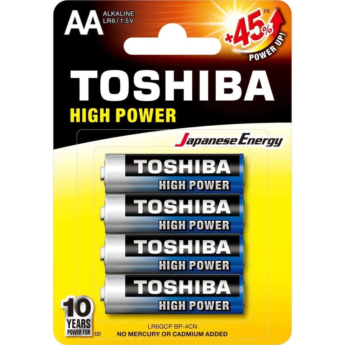 Toshiba Alkaline AA-batterier