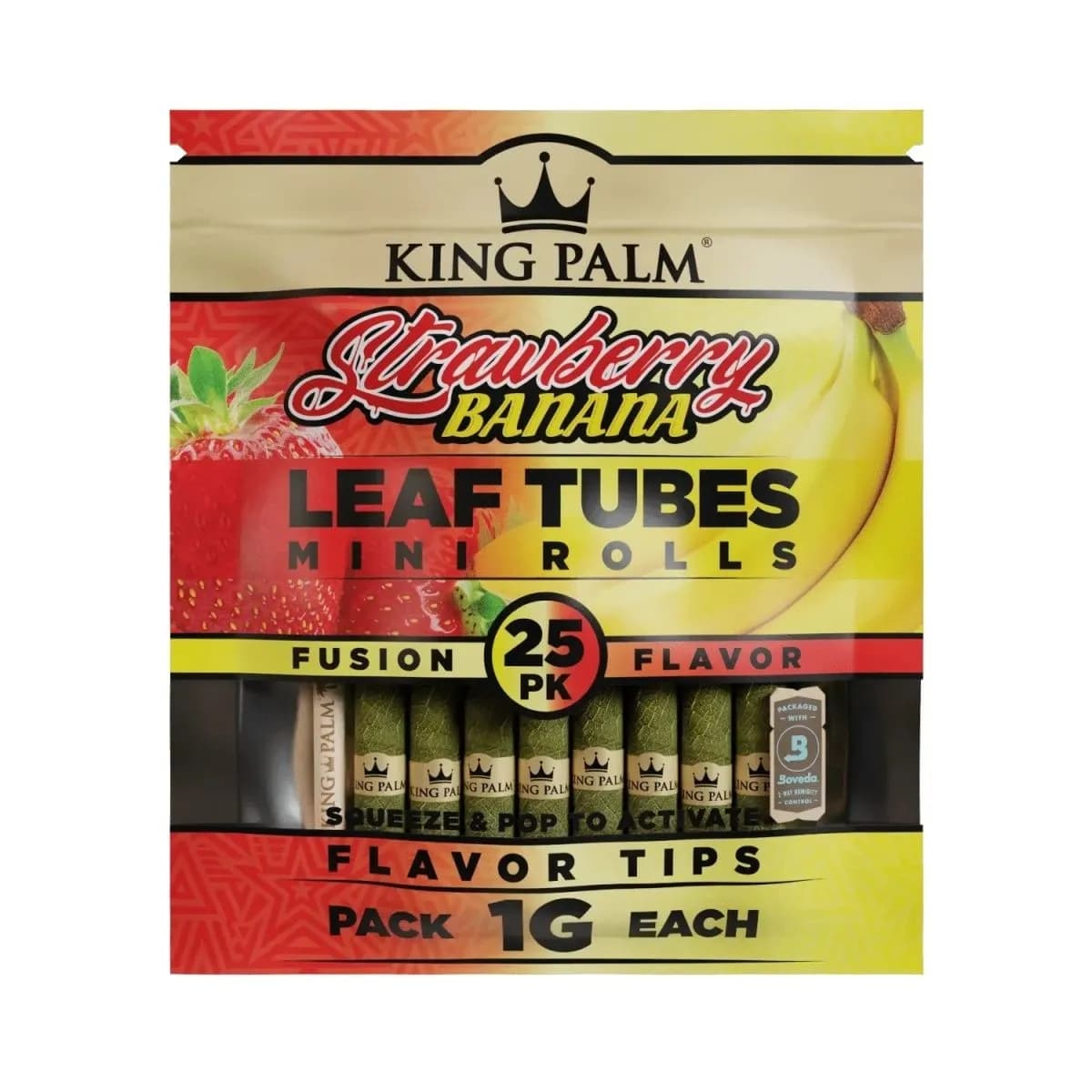 King Palm Fusion Flavour Leaf 25-pak palmebladswraps