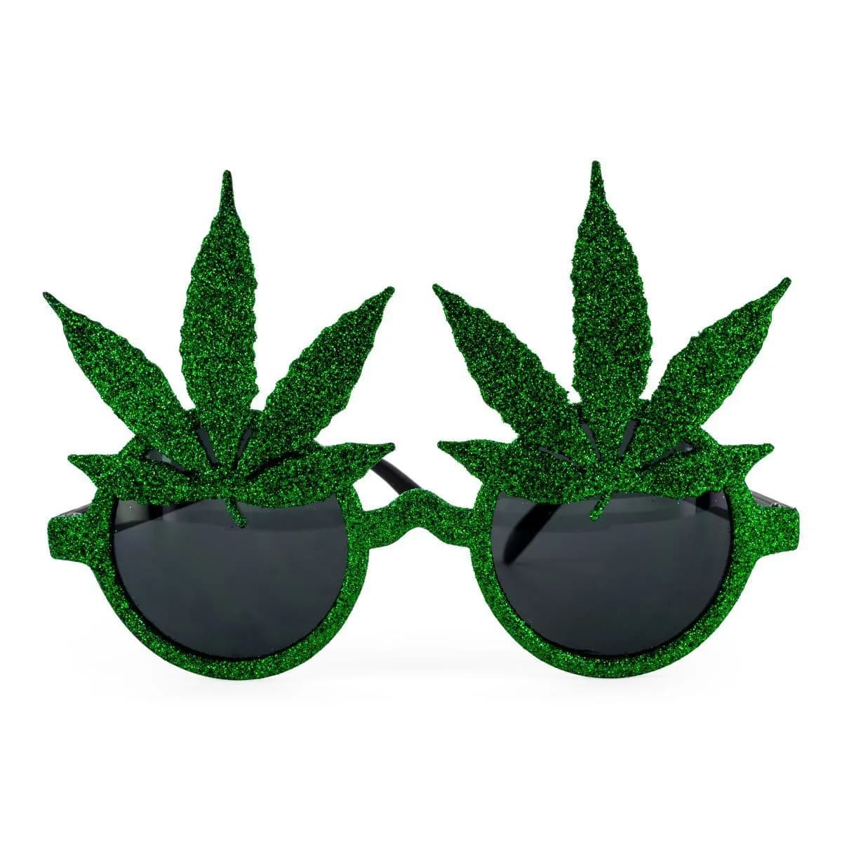 Solbriller med cannabisblad