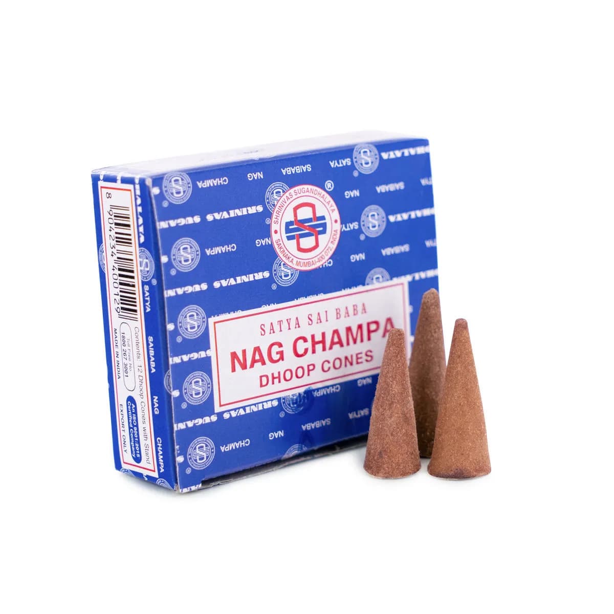 Røgelseskegler Sai Baba Nag Champa Dhoop