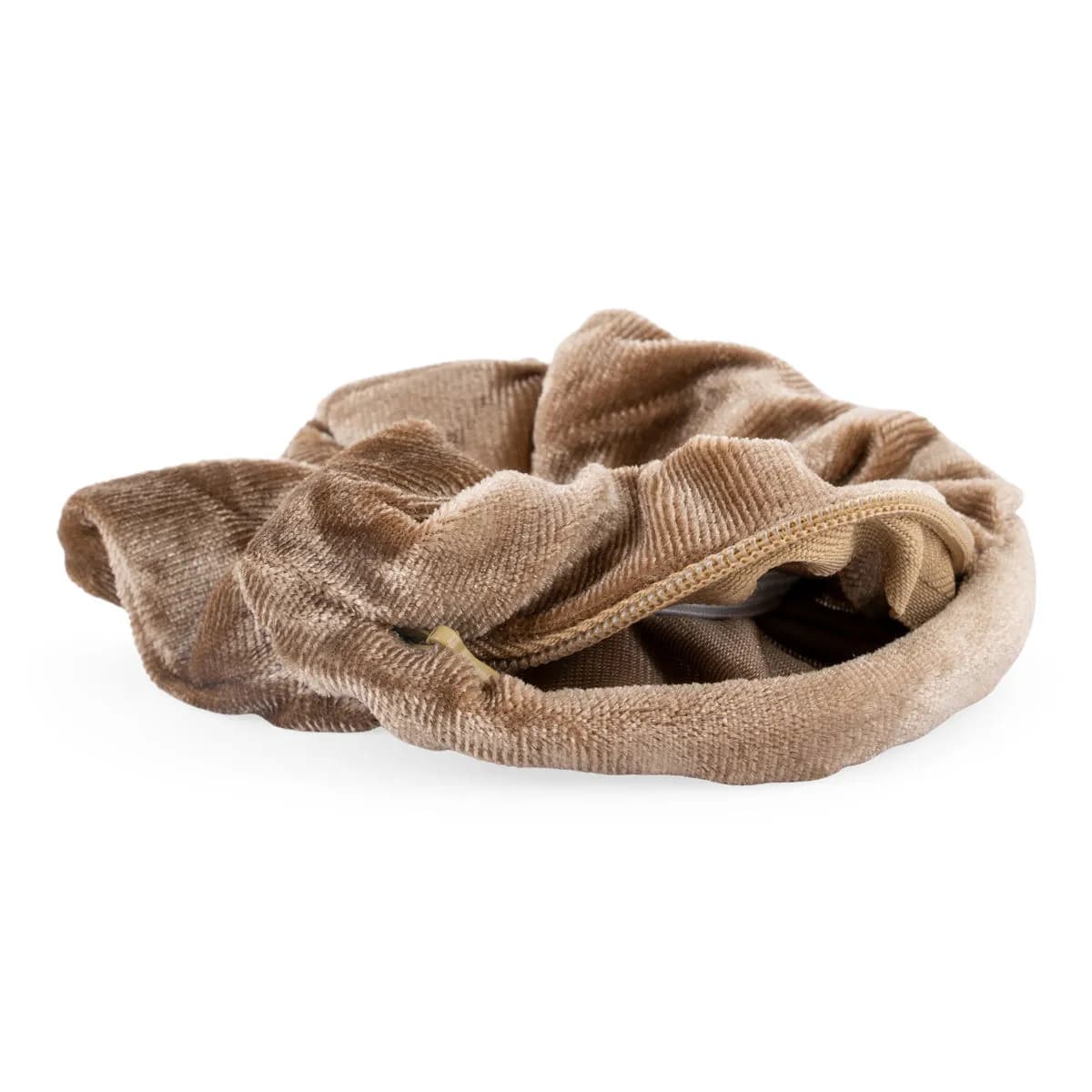 Stash Scrunchie med skjult lynlås