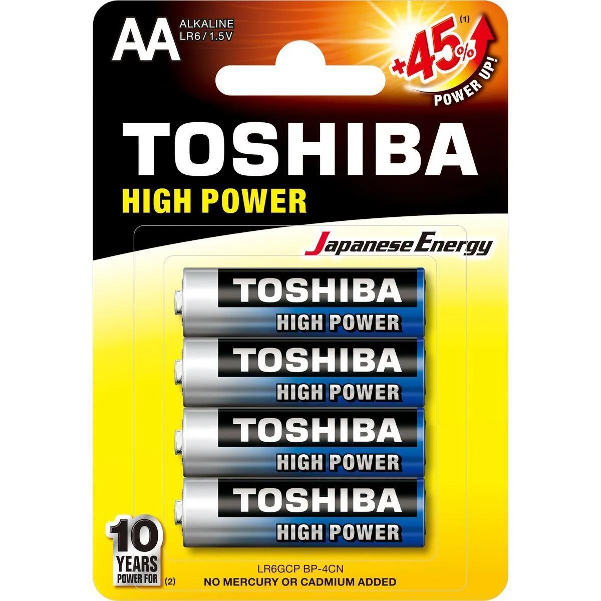 Toshiba Alkaline AA-batterier