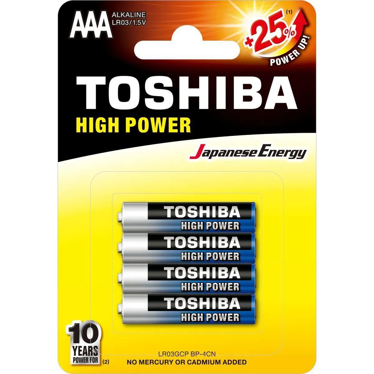 Toshiba AAA alkaline batteri