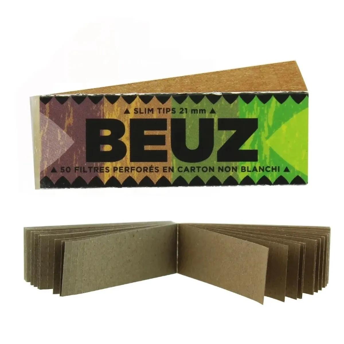BEUZ Brown Tips ubleget filter tips