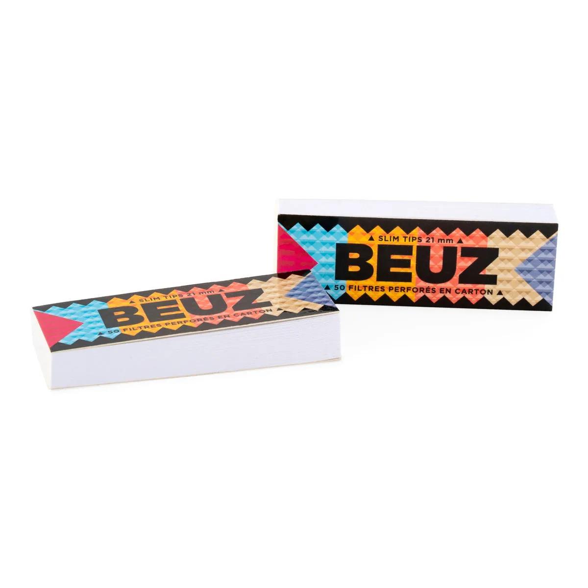 BEUZ White Tips – 50 hvide filter tips