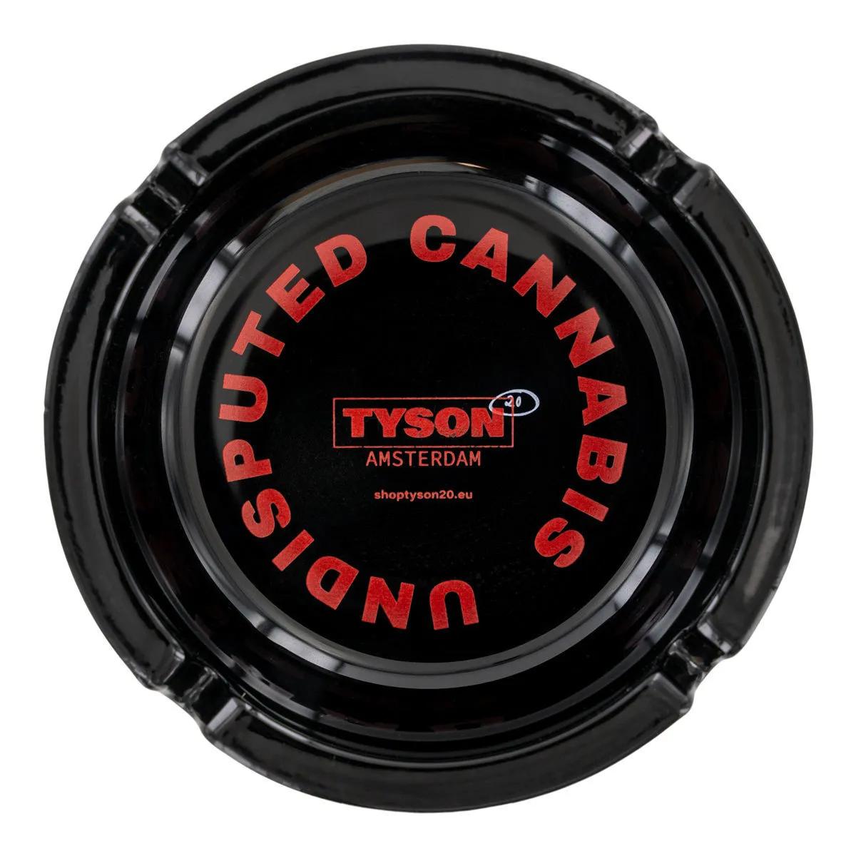 Tyson 2.0 sort askebæger i glas