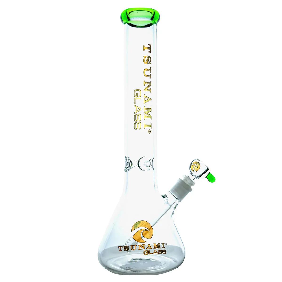 Bong med beakerbund og isfanger 15'' (Tsunami Glass)