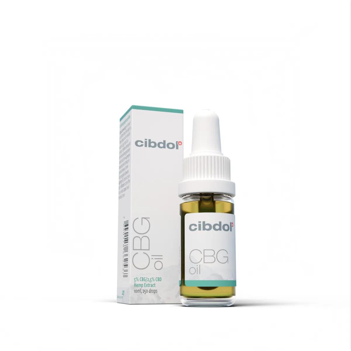 Cibdol CBG-olie 5% + CBD 2,5%
