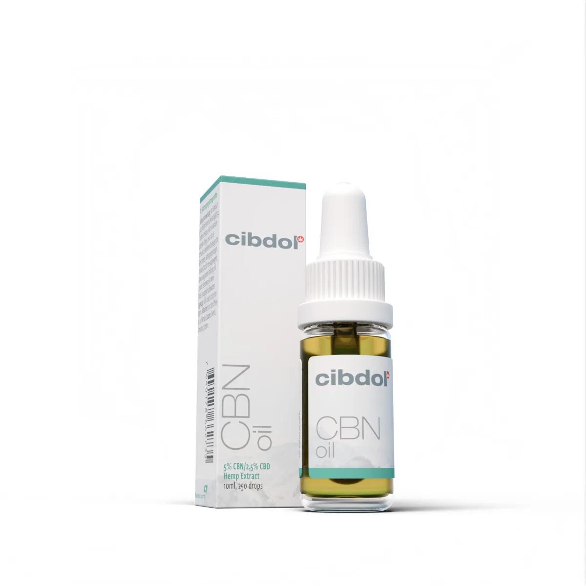 CBN Olie 5% + CBD 2,5% Cibdol