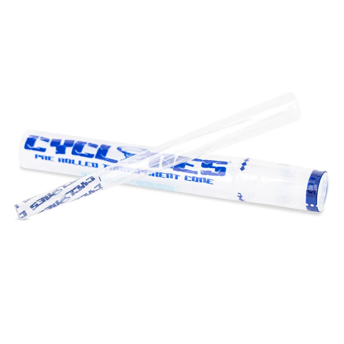 Cyclones Clear forrullede transparente kegler