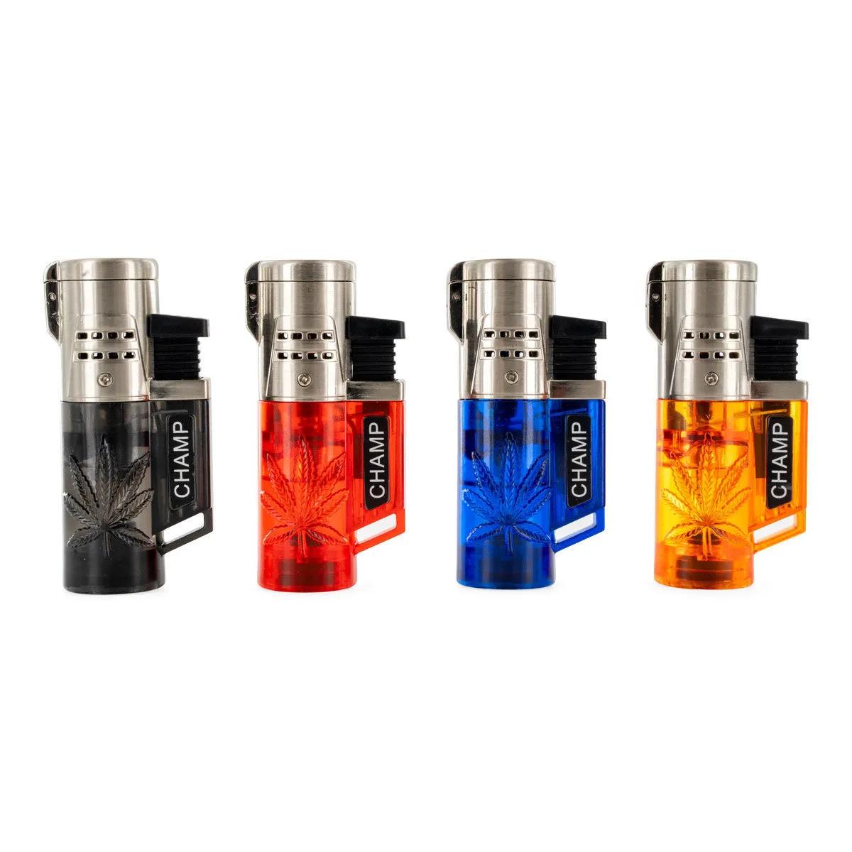 Dobbelt flamme lommelighter Leaf