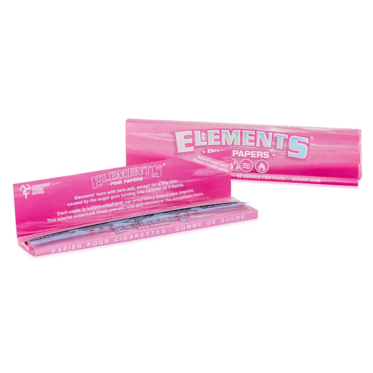 Elements King Size Slim Pink rullepapir