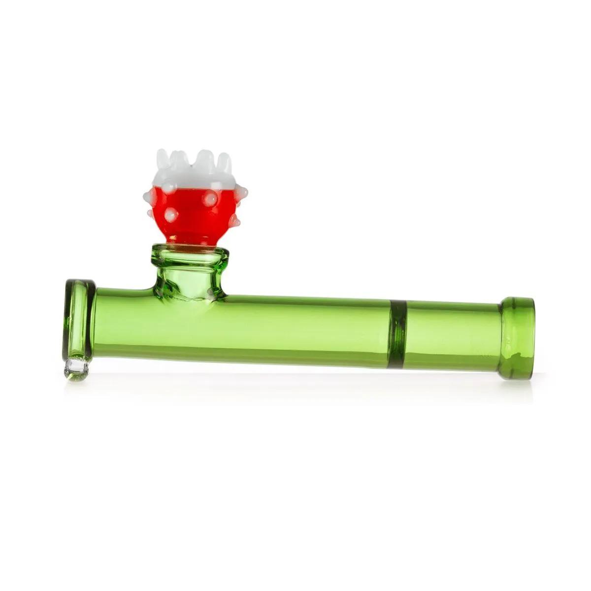 Piranha Flower håndpibe i glas