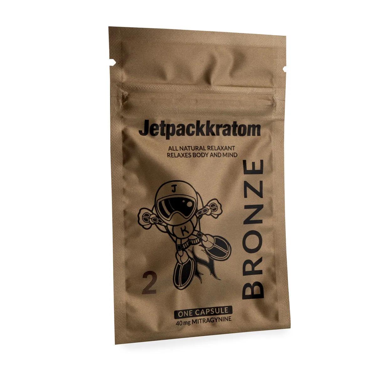 Jetpackkratom BRONZE 40mg ekstrakt - kapsler