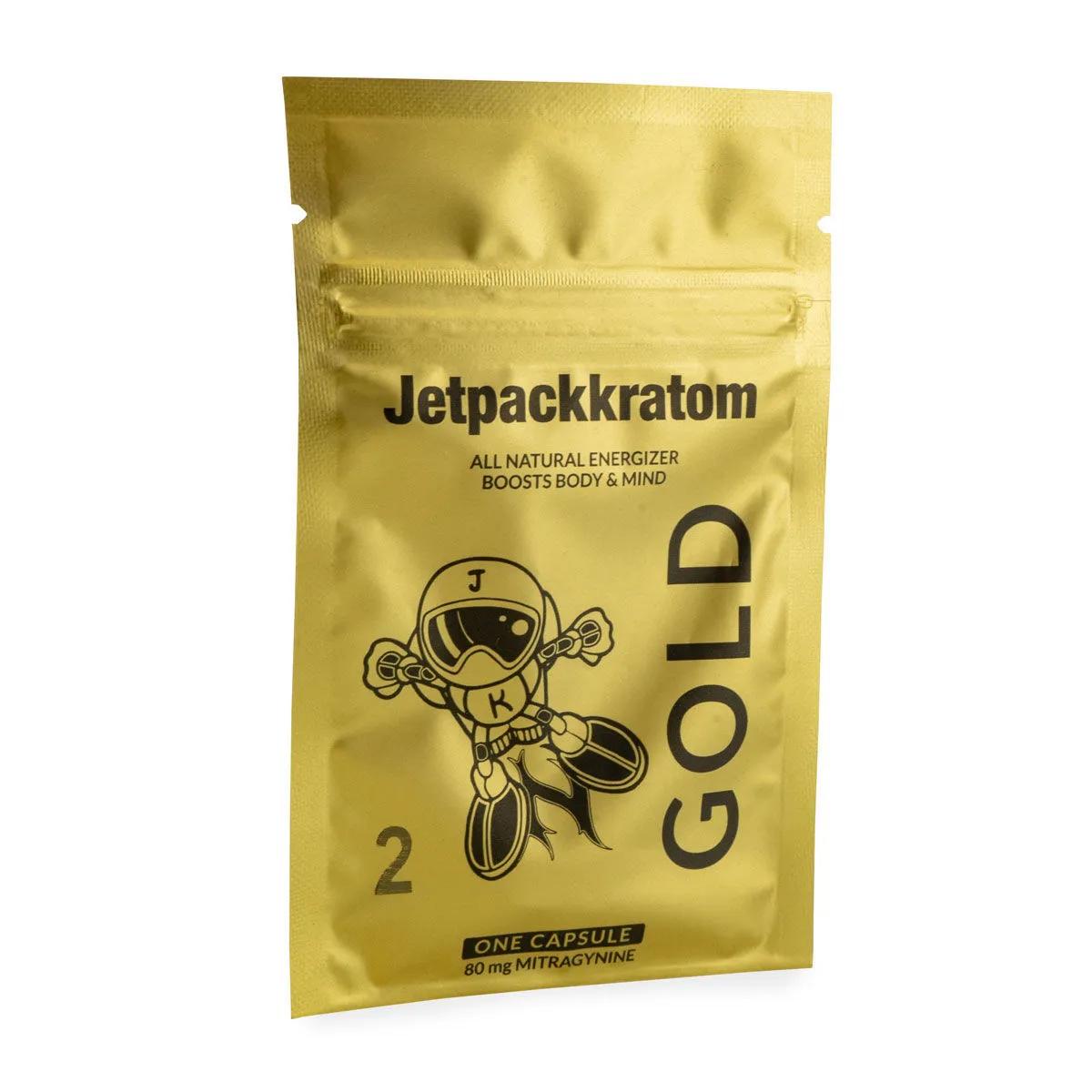 Jetpackkratom GOLD 80mg ekstrakt - kapsler