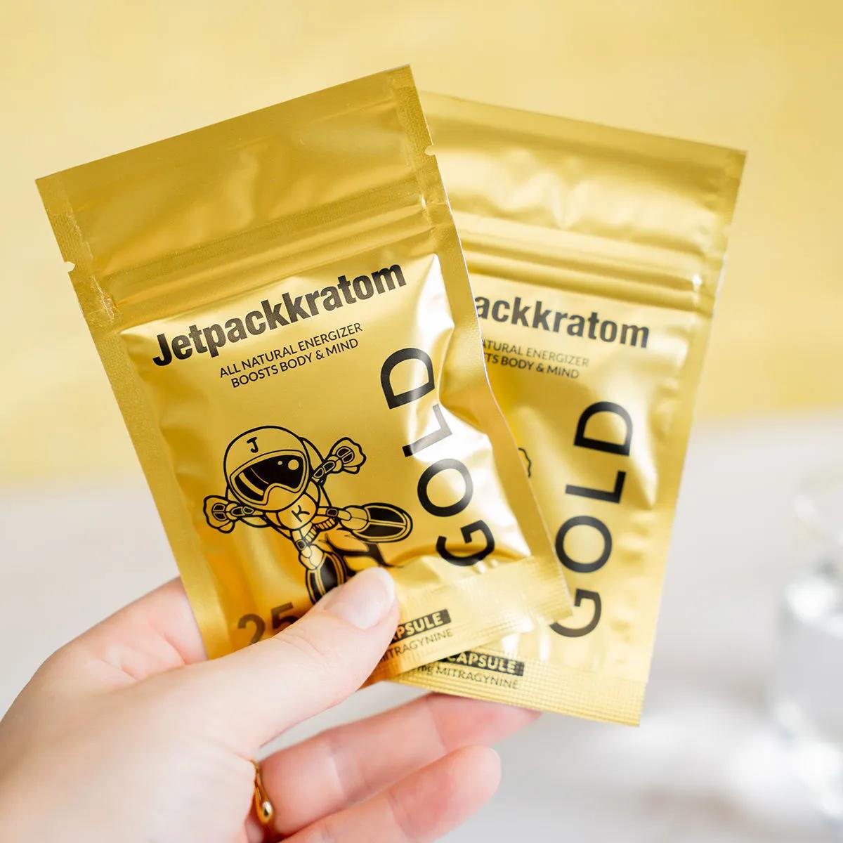 Jetpackkratom GOLD 80mg ekstrakt - kapsler