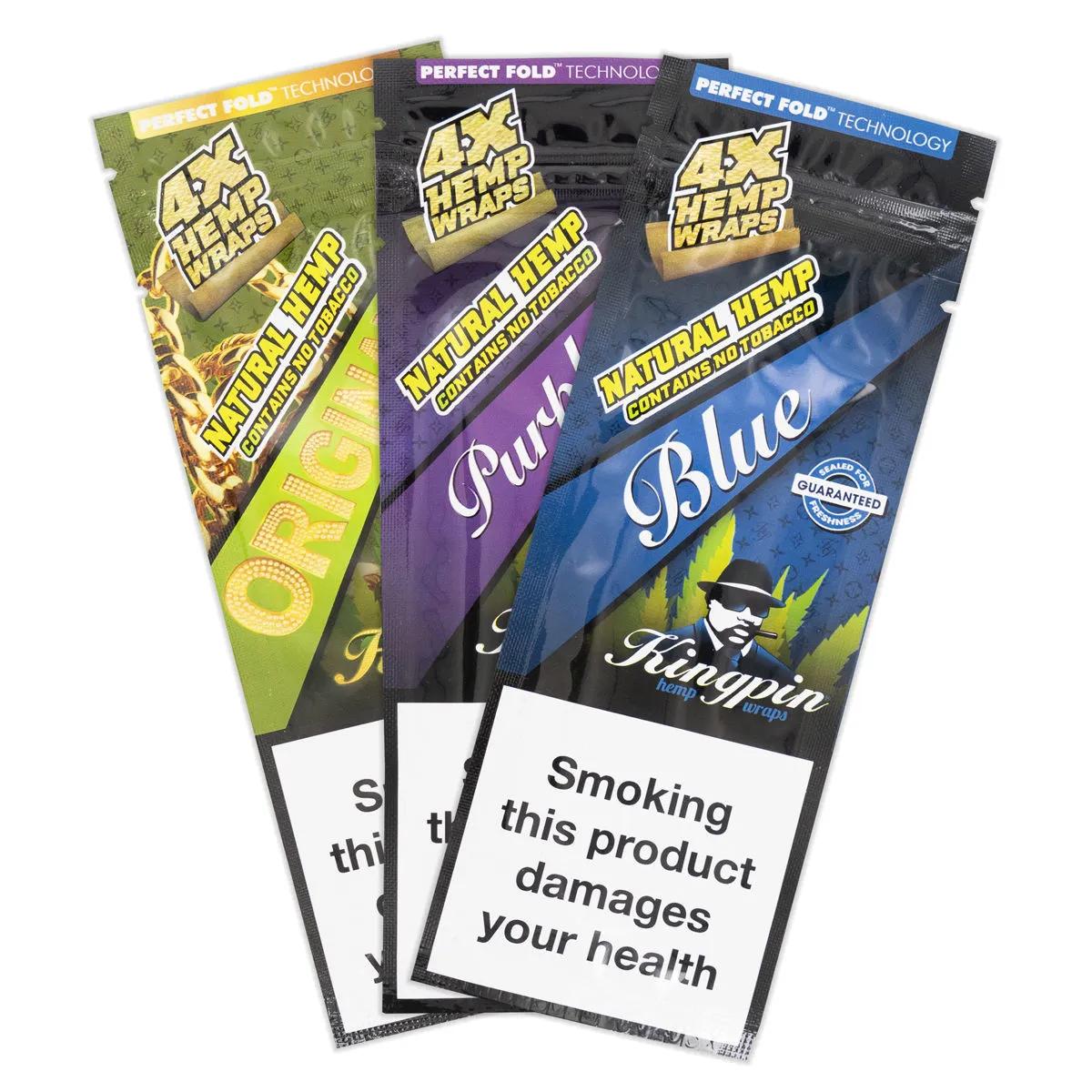 Kingpin Hemp Wraps – Hampe Blunt Wraps uden Tobak