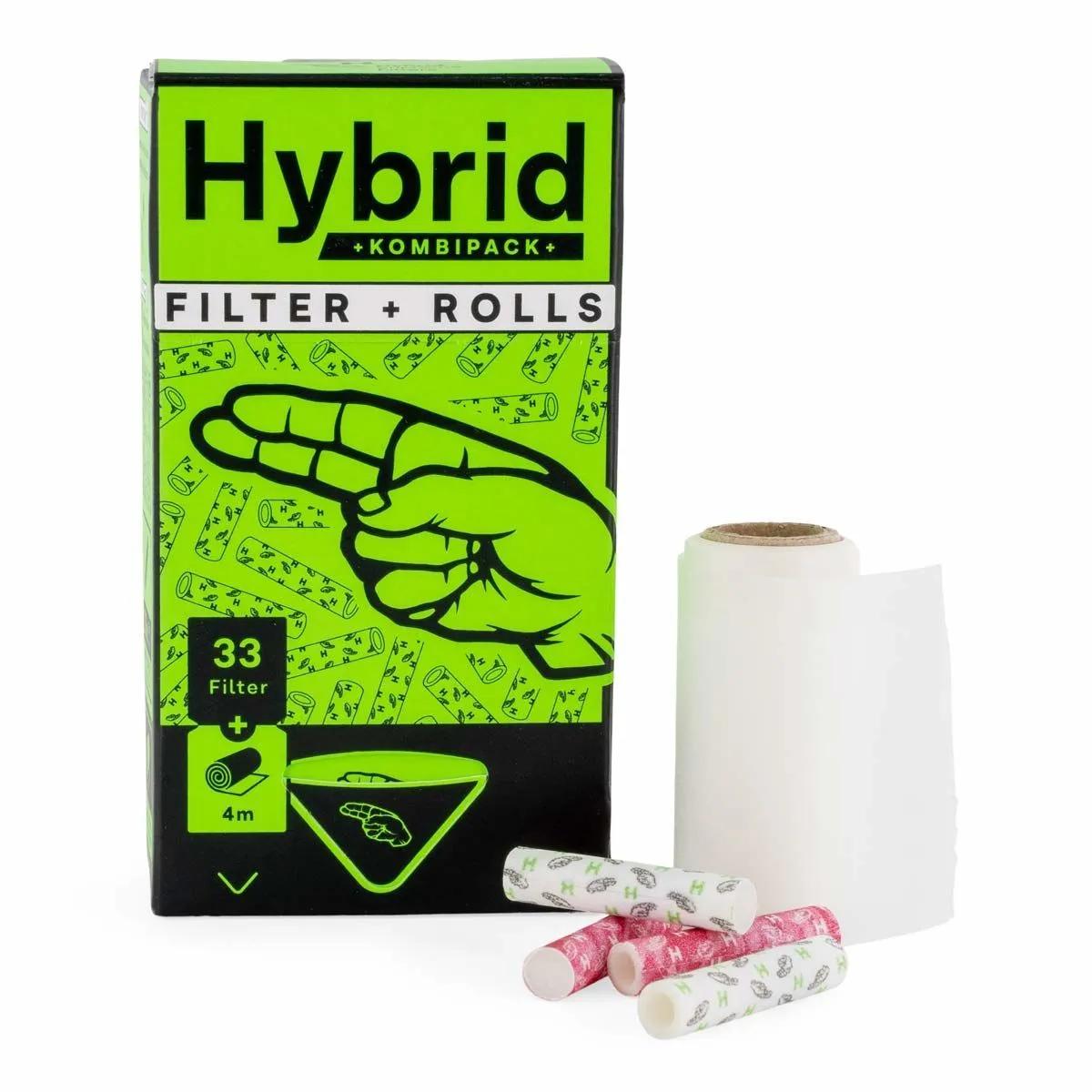 Kombipakke - 33 filtre + 4m papir (Hybrid)