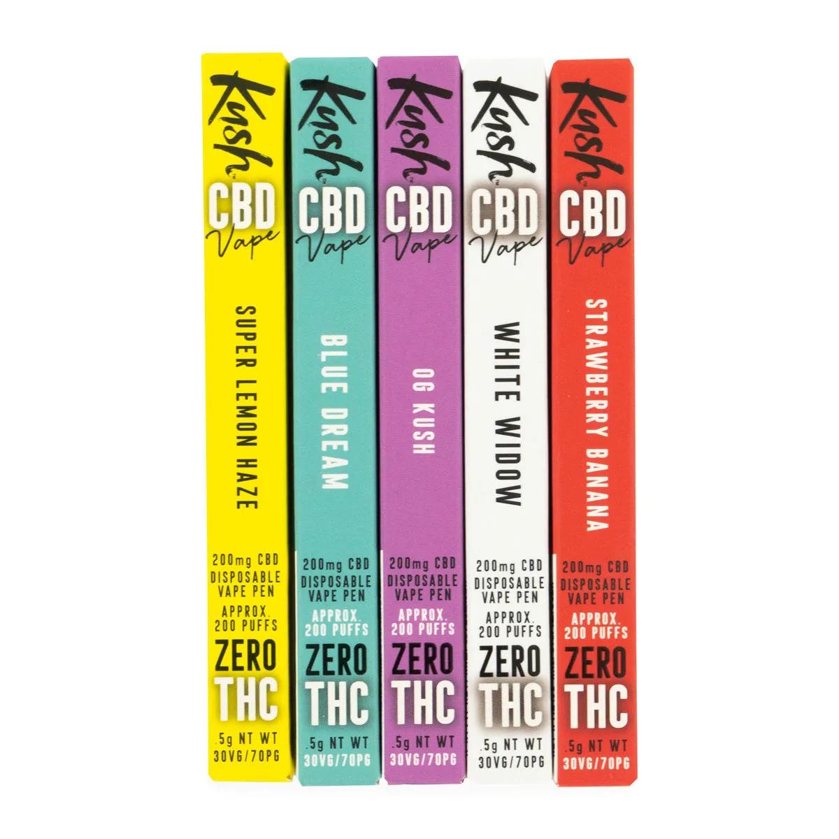 Kush CBD Vape – Engangs CBD-fordamper 200mg