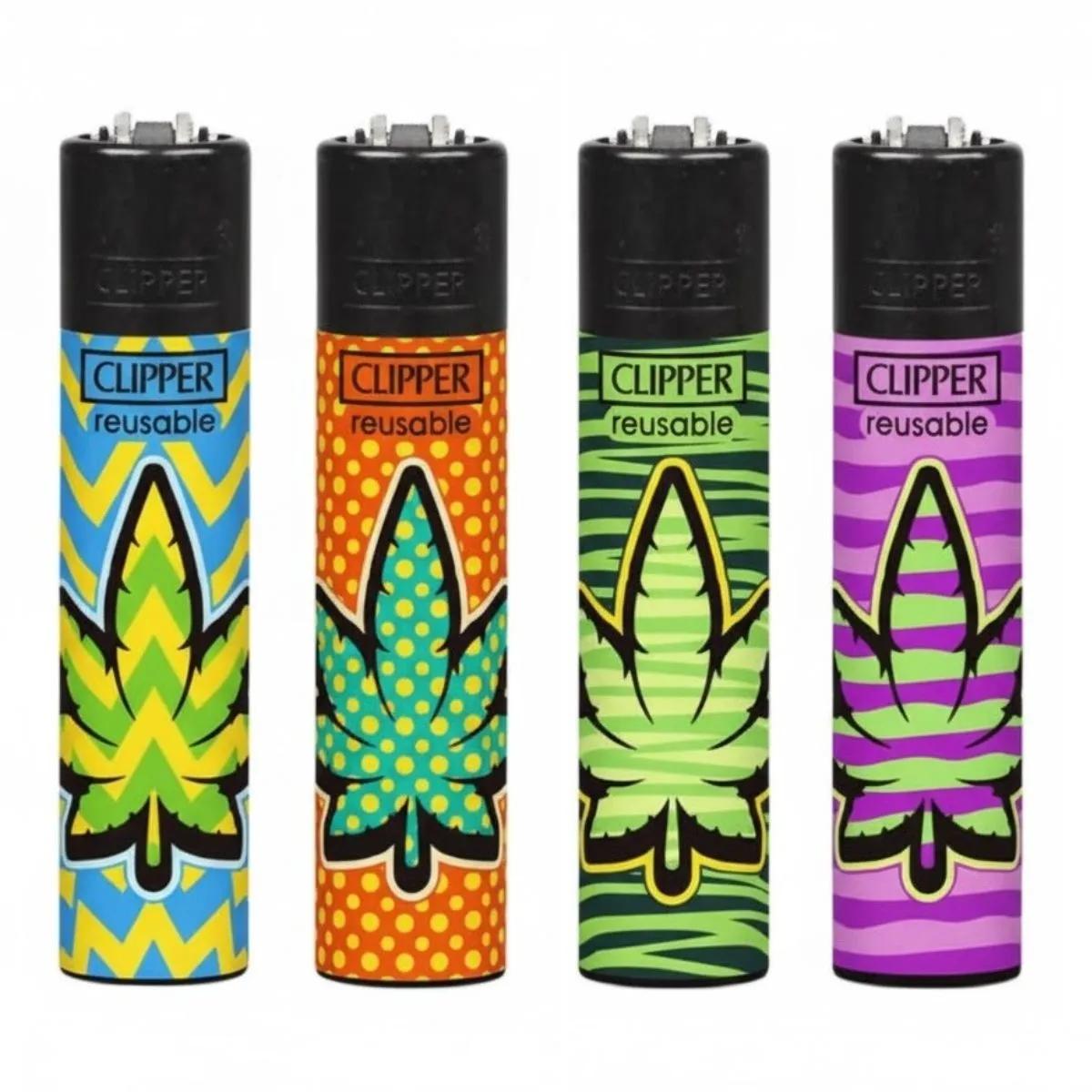 Clipper lighter med farvede blade