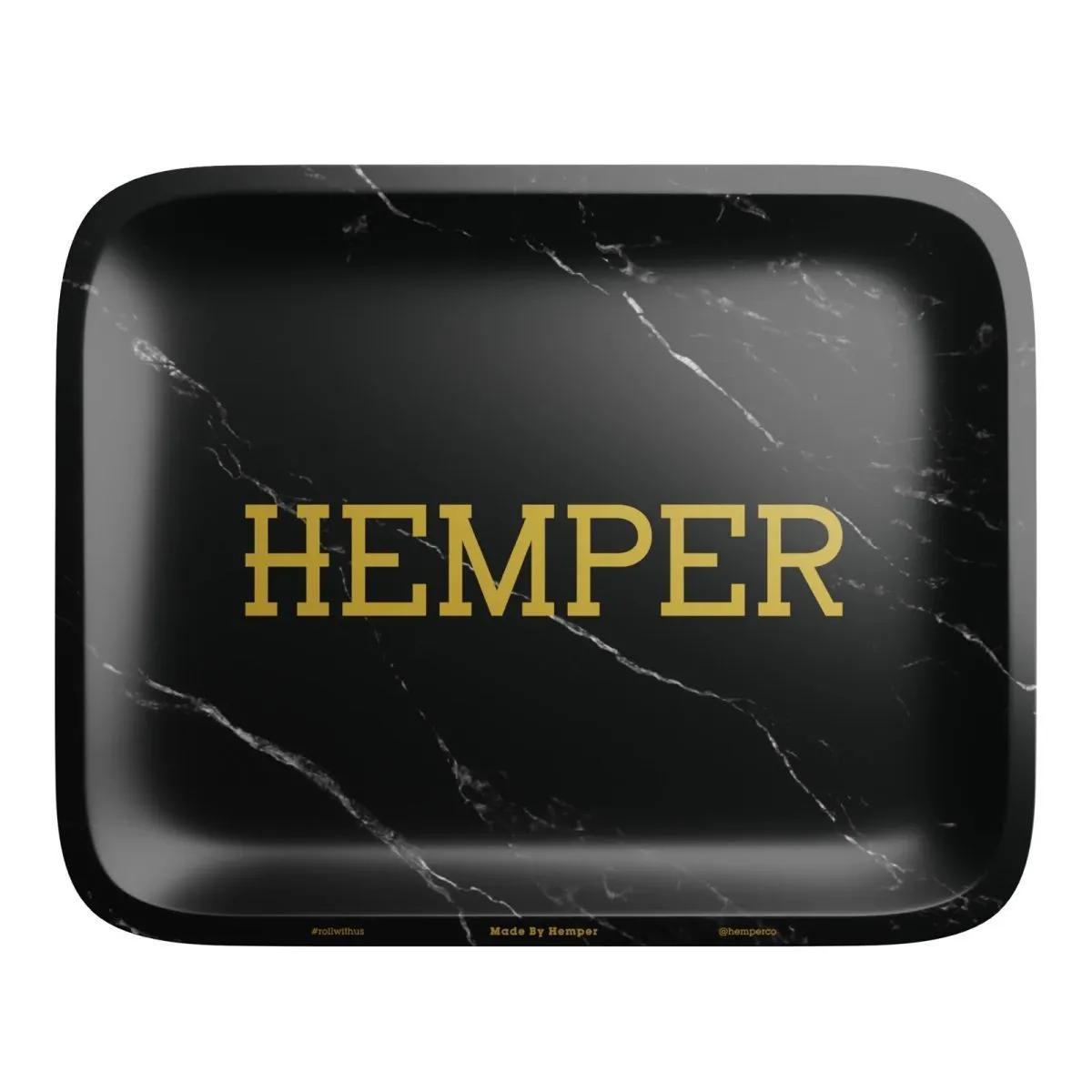 Hemper Luxe sort marmor rullebakke