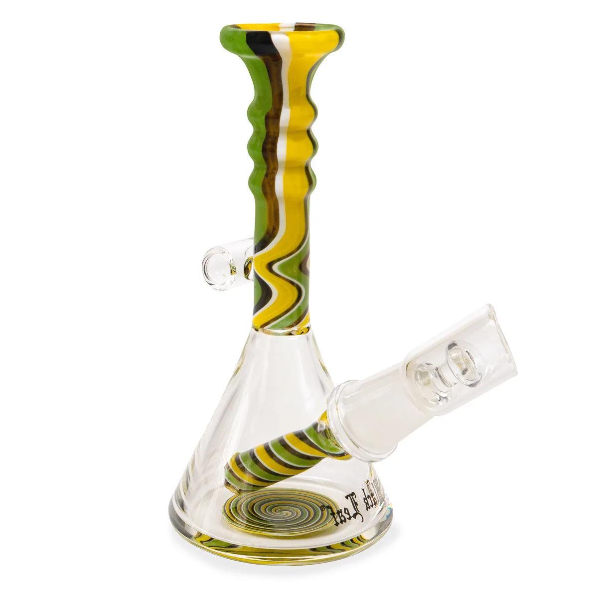 Mini oliebong med grøn swirl