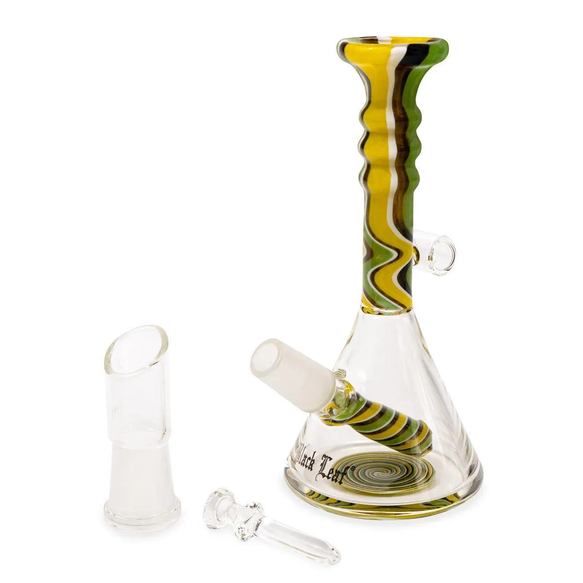 Mini oliebong med grøn swirl