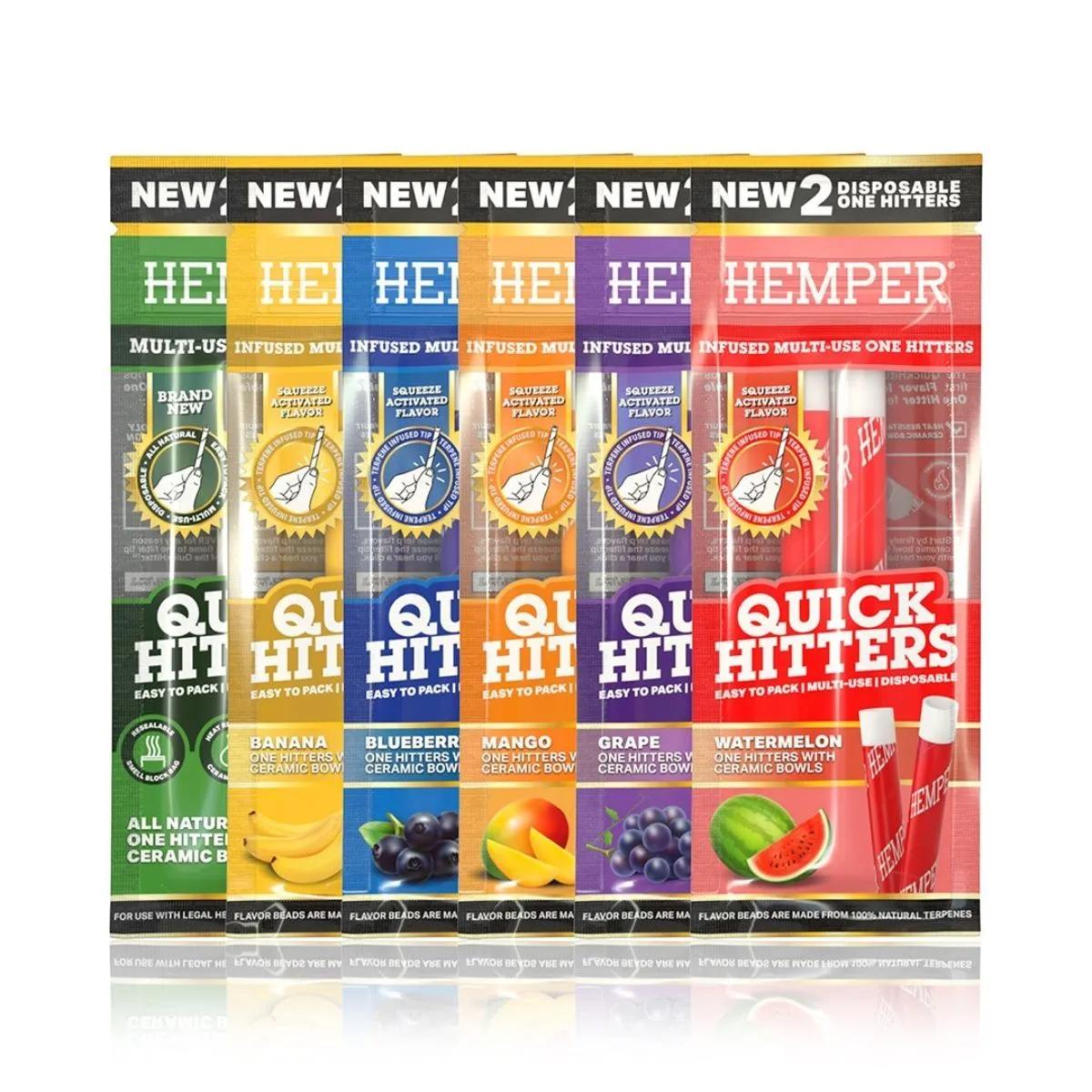 Hemper Quick Hitter engangspibe med smag