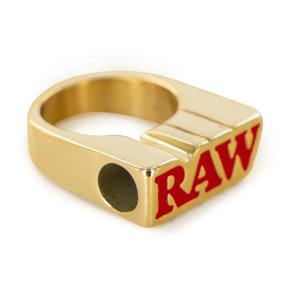RAW Smoking Ring - joint-ring i guldfinish