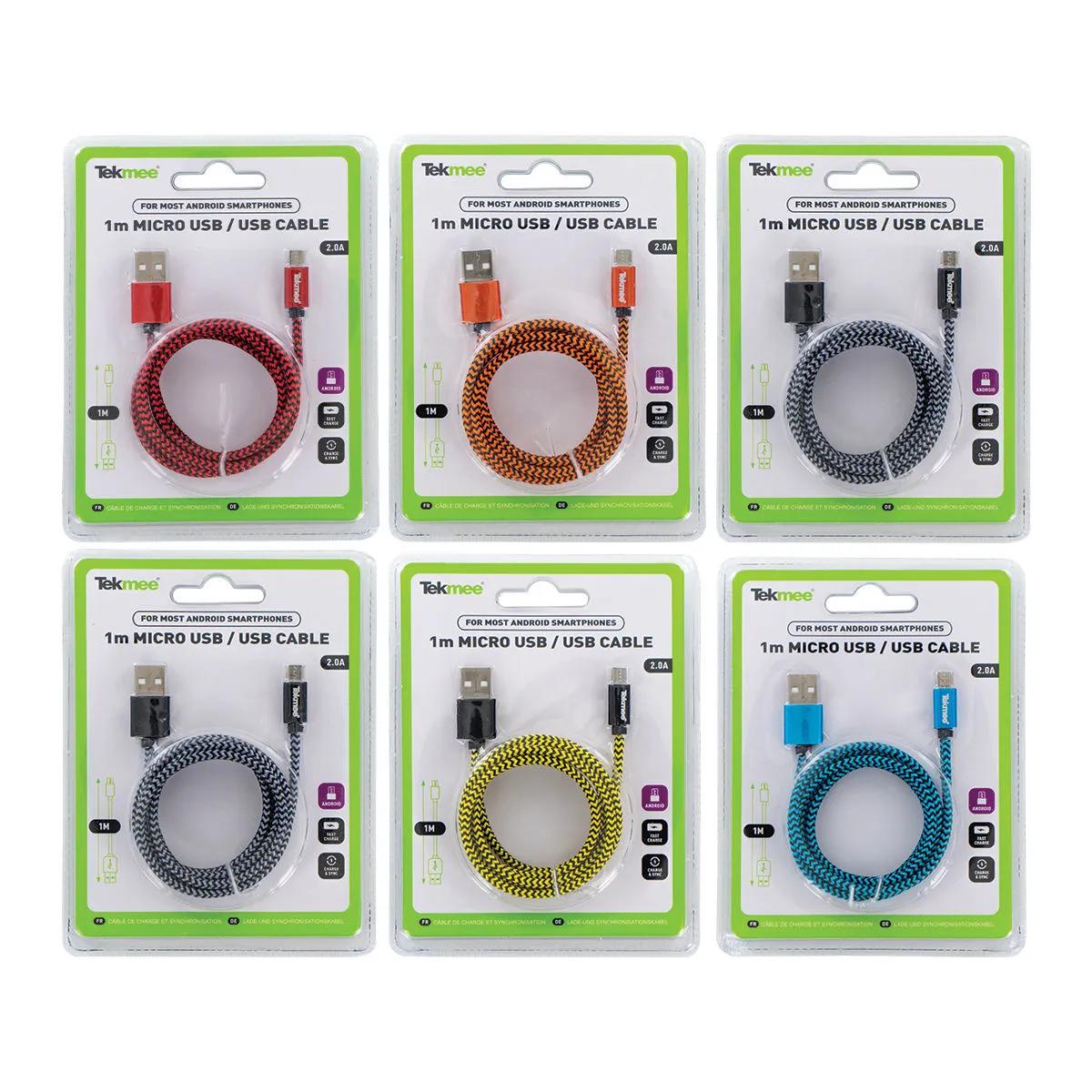 USB-kabel (Micro & C) 1 m