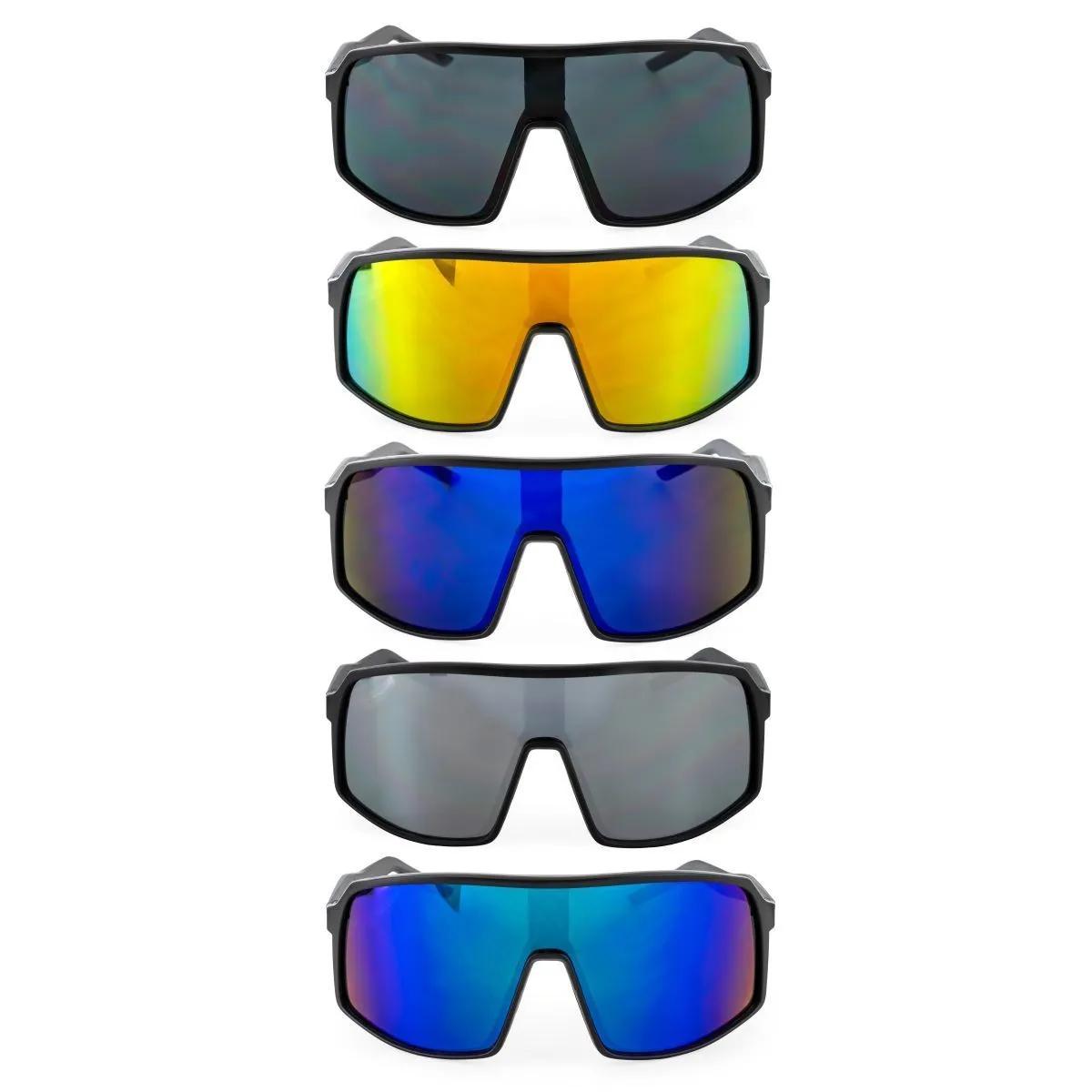 Visir-solbriller (wraparound)