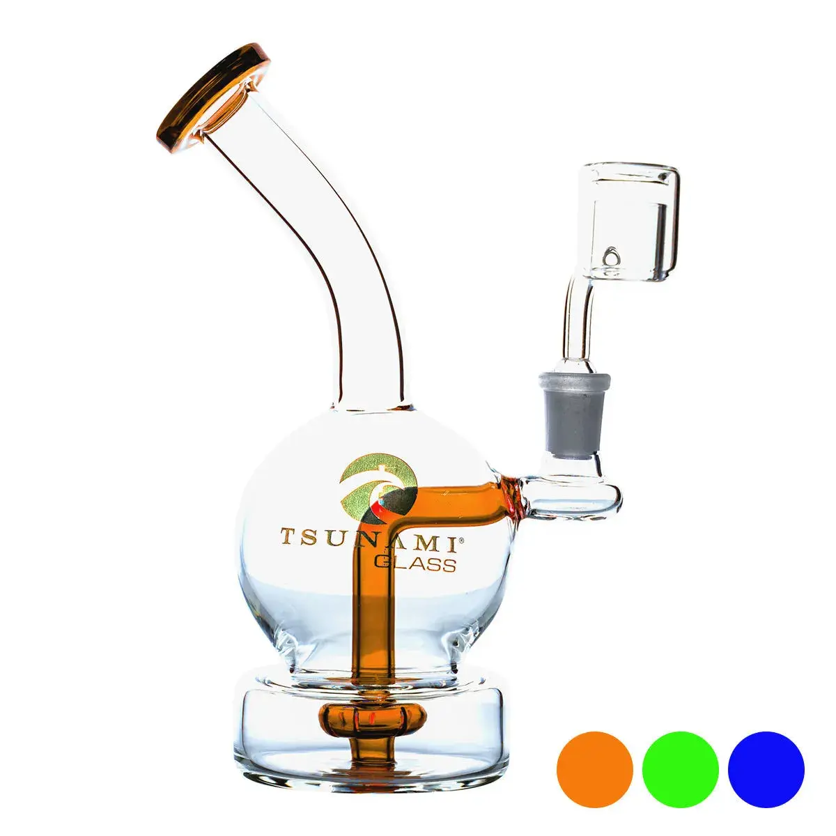 Koncentrat-rig Shower Head 7'' (Tsunami Glass)
