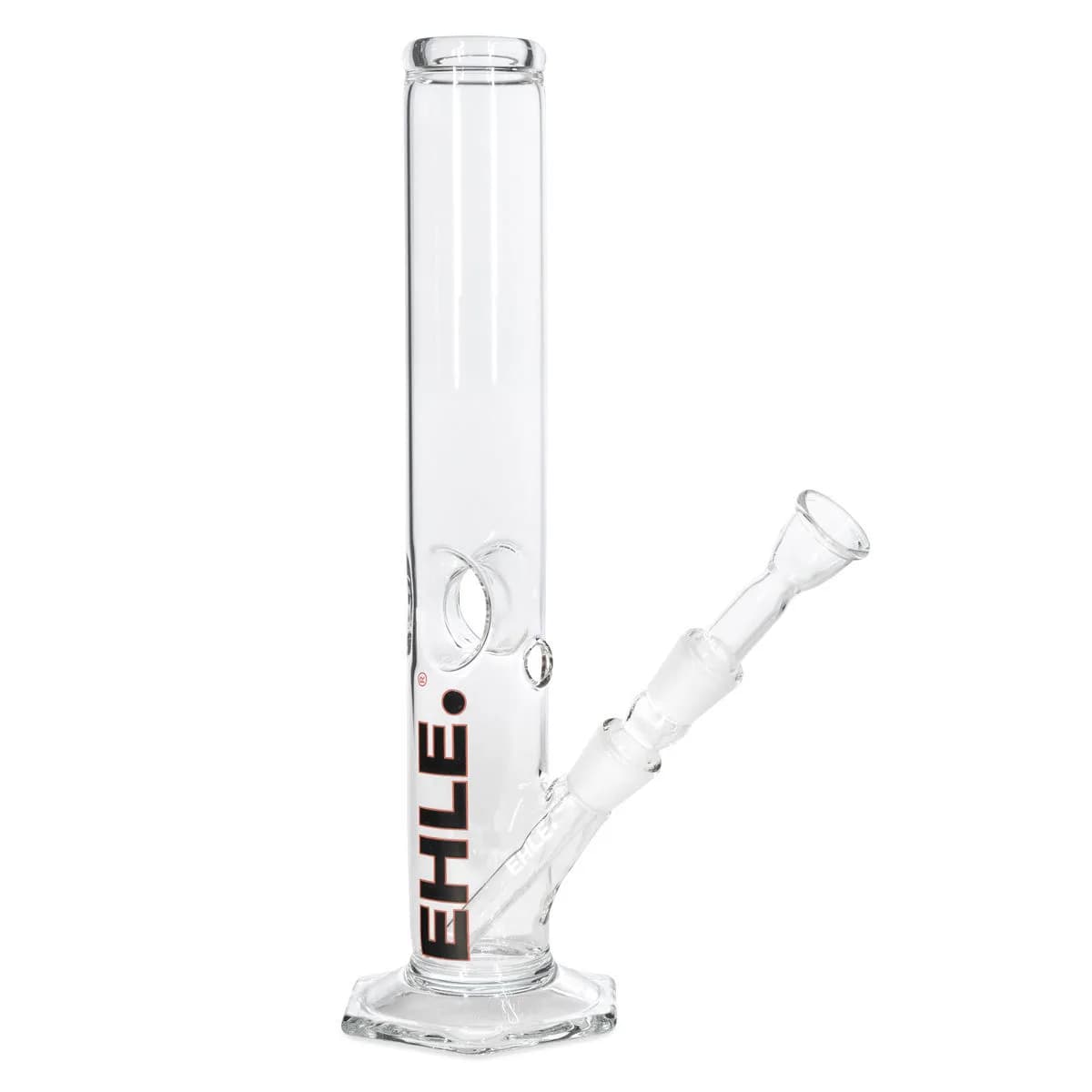 EHLE Glas Ice Bong Black Hole