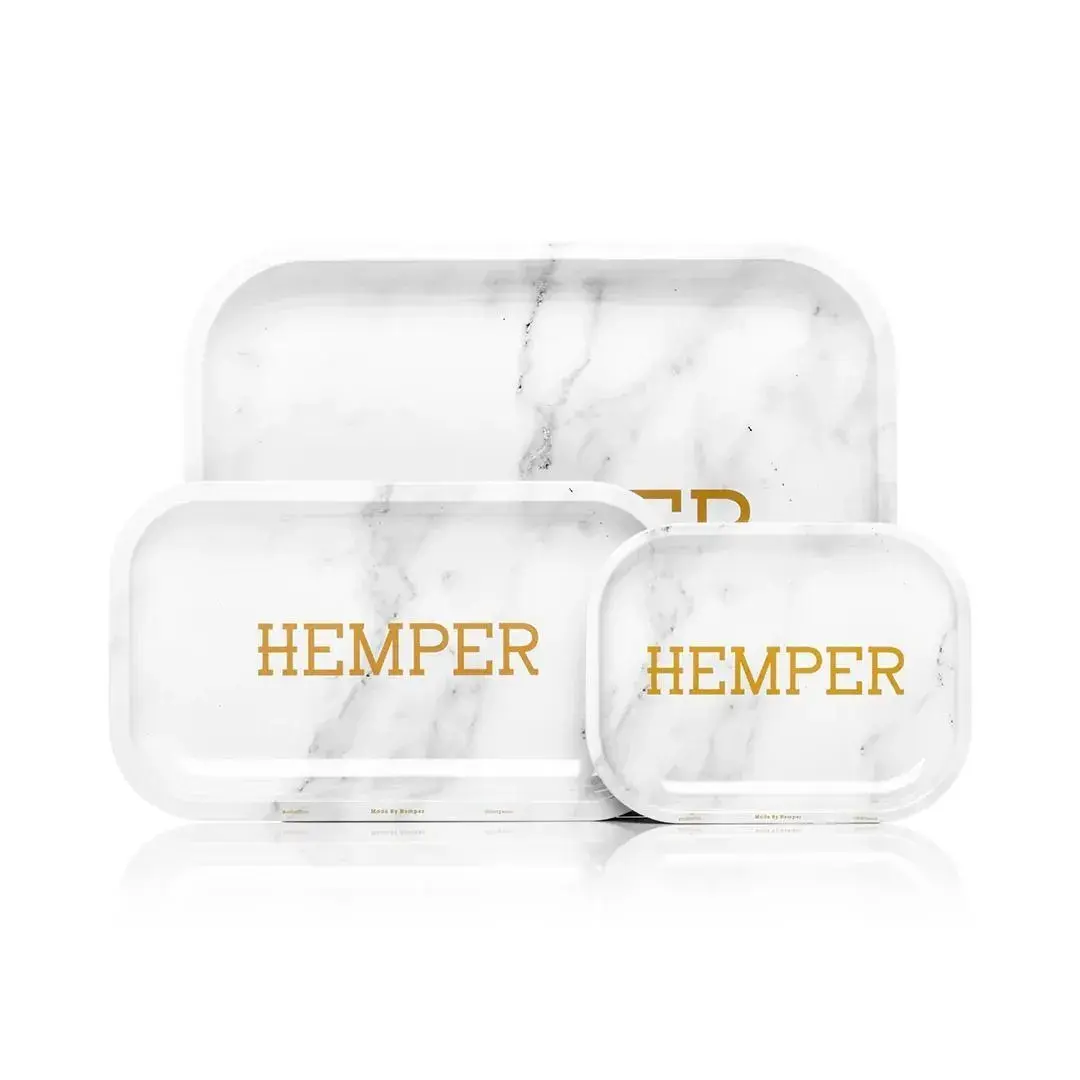 Hemper Luxe Hvid Marmor Rullebakke