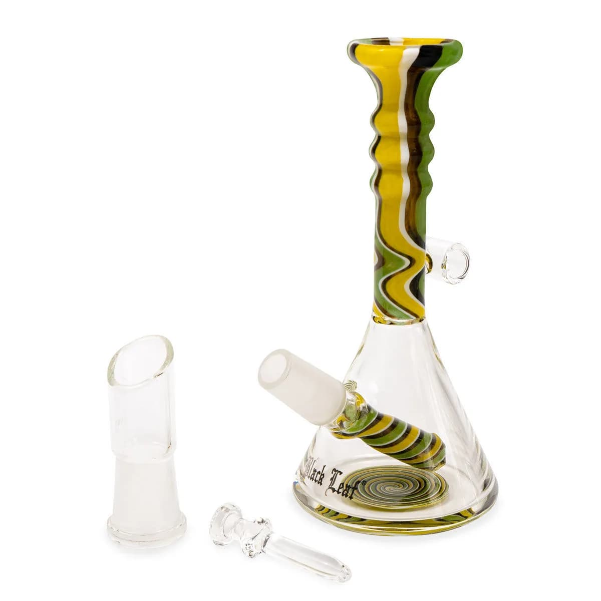 Mini oliebong med grøn swirl