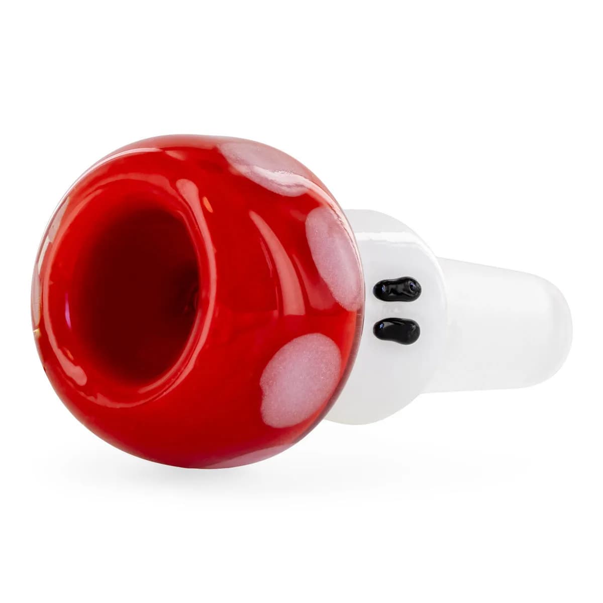 Rød Svampe-Bowl - Empire Glassworks