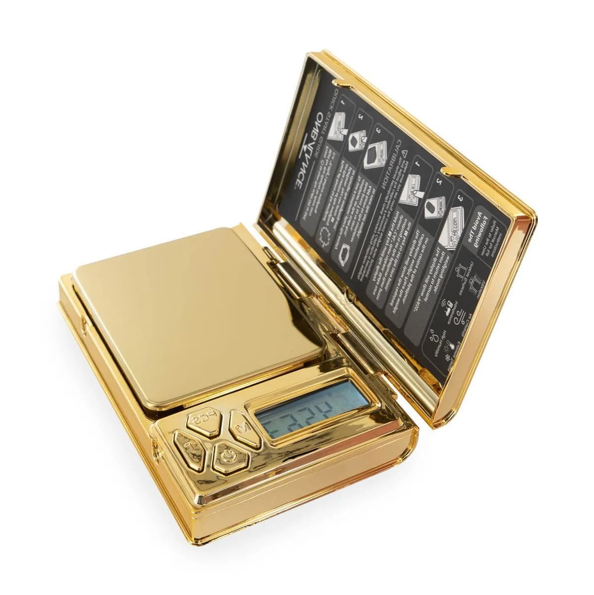 The Shine Chrome Gold miniaturevægt - 100 × 0,01g