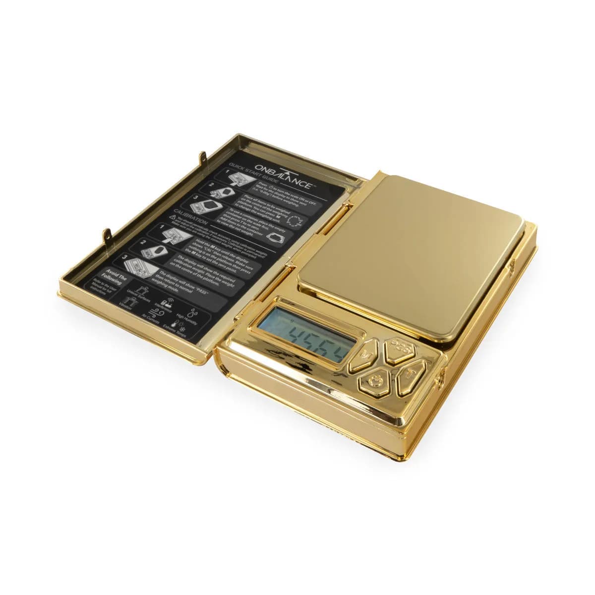 The Shine Chrome Gold miniaturevægt - 100 × 0,01g