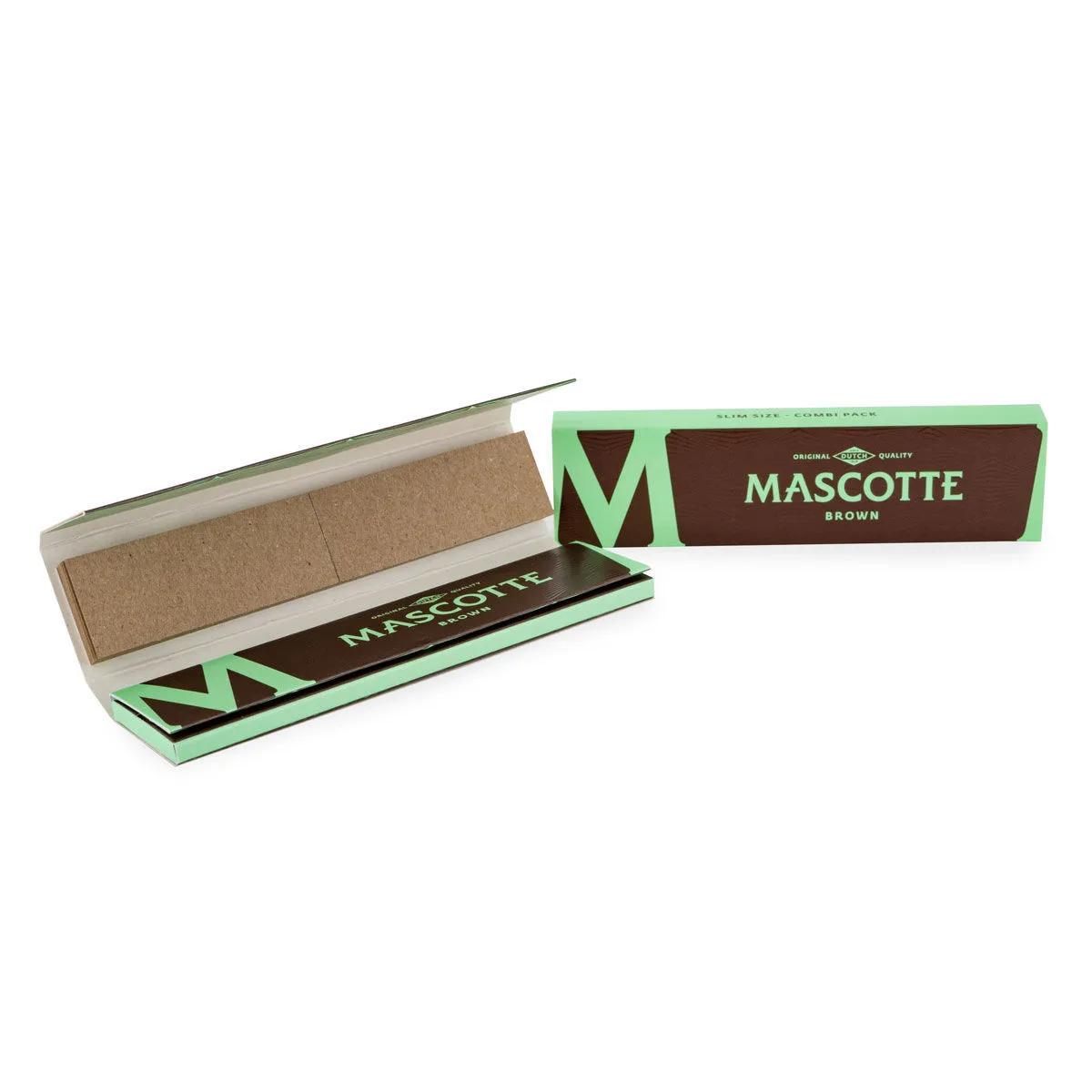 Mascotte Brown Combi Slim Size rullepapir + tips