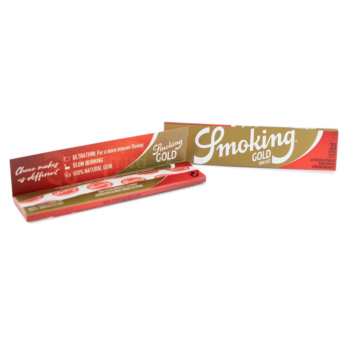 Smoking Gold King Size Slim rullepapir