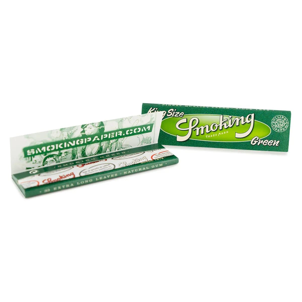 Smoking Green King Size Rullepapir