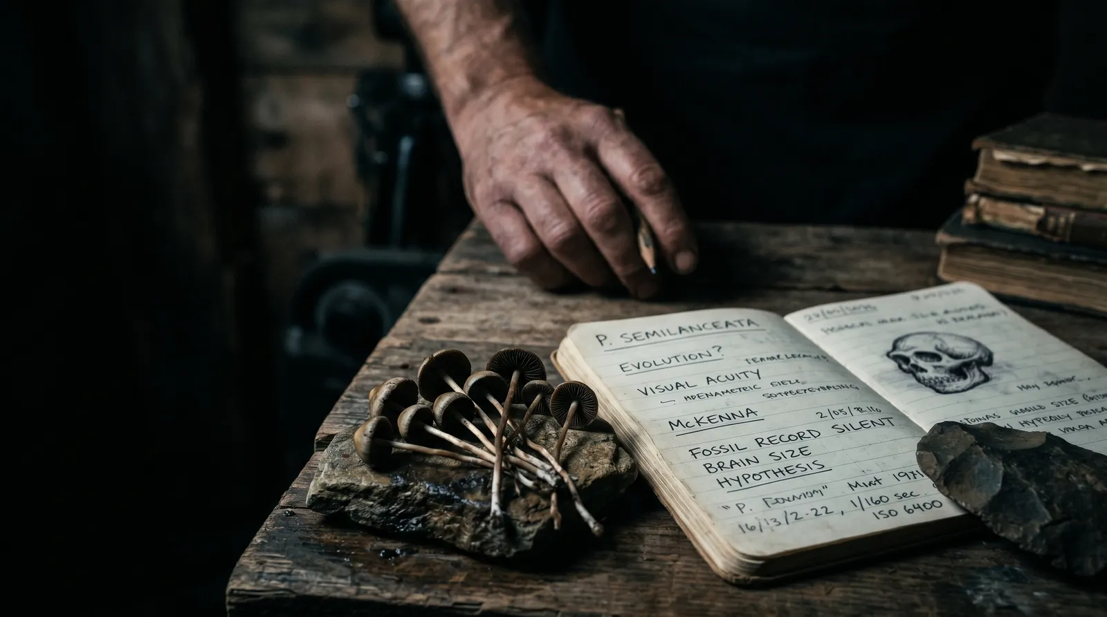 AZARIUS · Så, gjorde magic mushrooms os til mennesker?