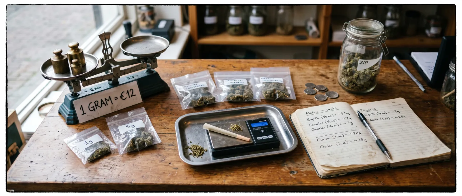 AZARIUS · Why Europe weighs cannabis in grams (and America doesn't)